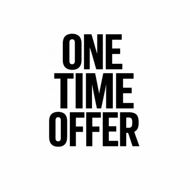 Einmaliges Angebot