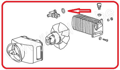 tekening-dichting-kraan-radiator-verwarmings-unit