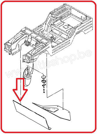 tekening-afschermplaat-radiator-watermerk