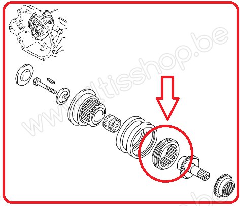 tekening-huldstandwiel-005-409-715-versnellingsbak