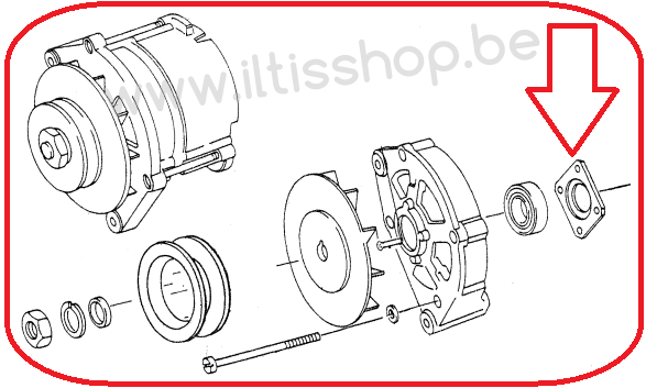 tekening-lagerplaat-alternator-watermerk