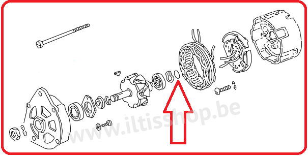 tekening-o-ring-alternator-watermerk