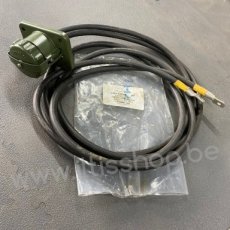 Auxiliary starter plug with 2m cable - new.