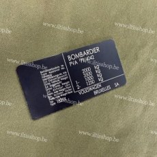 Typeplaatje Bombardier BLANCO - nieuw.
