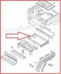 A1045-R5-3 Profiel benzinetank right - nieuw.