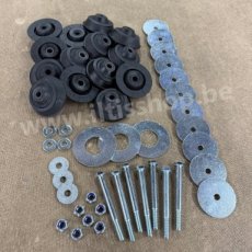 Set76 Set ophangdonuts met toebehoren.